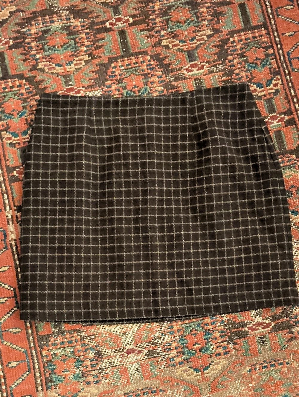 Old Navy Checkered Mini Skirt in Brown Size 10 Like New